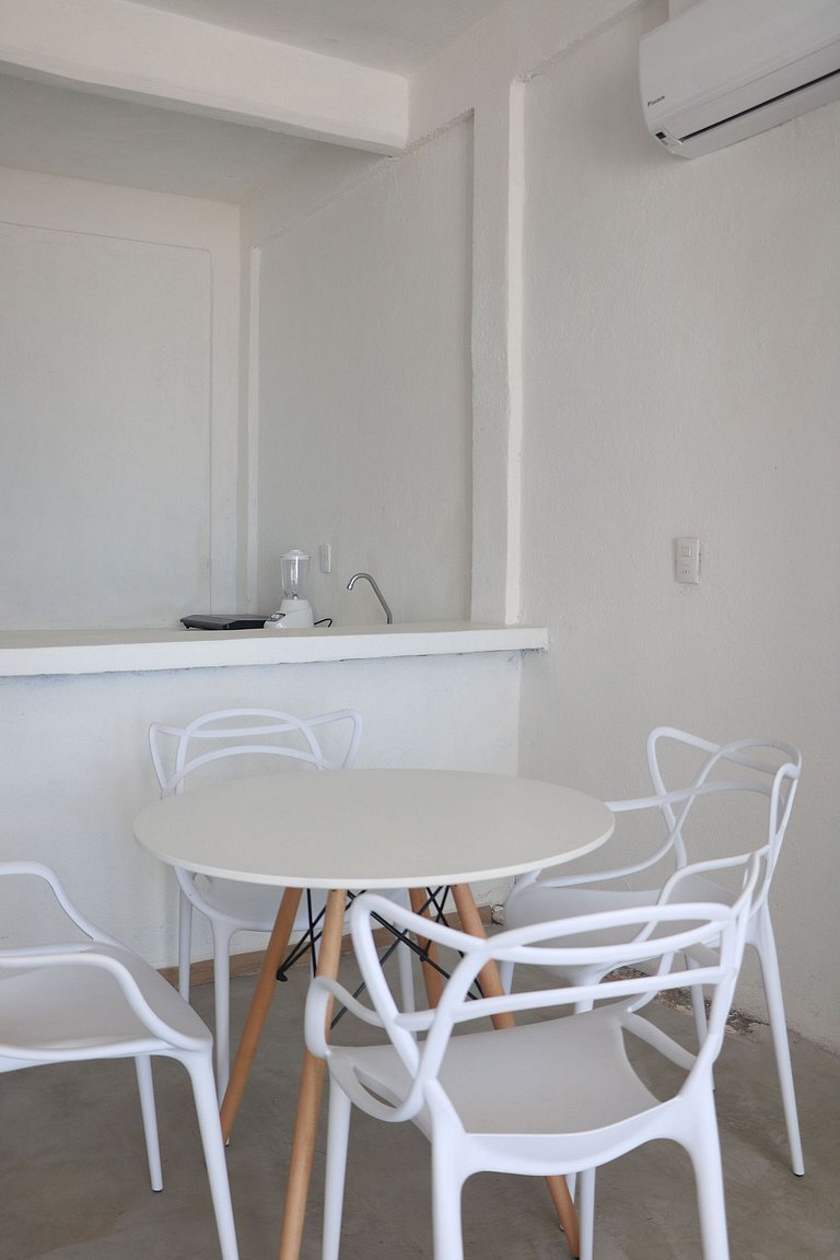 master suite con vista sull'oceano